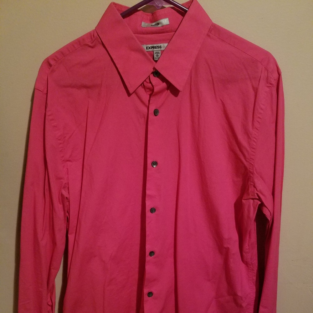 Express Fitted Button Up